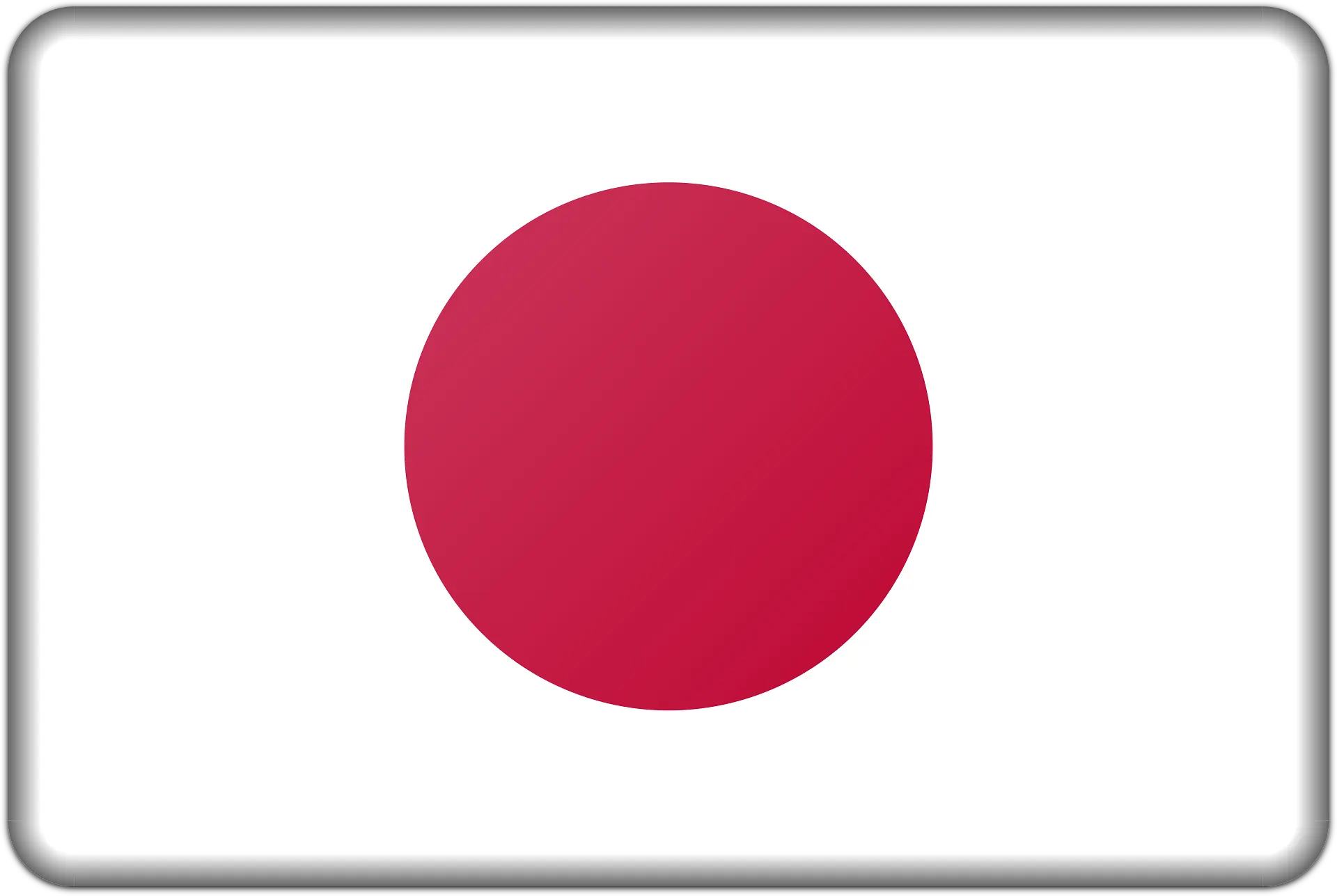 日本の国旗のバッジ